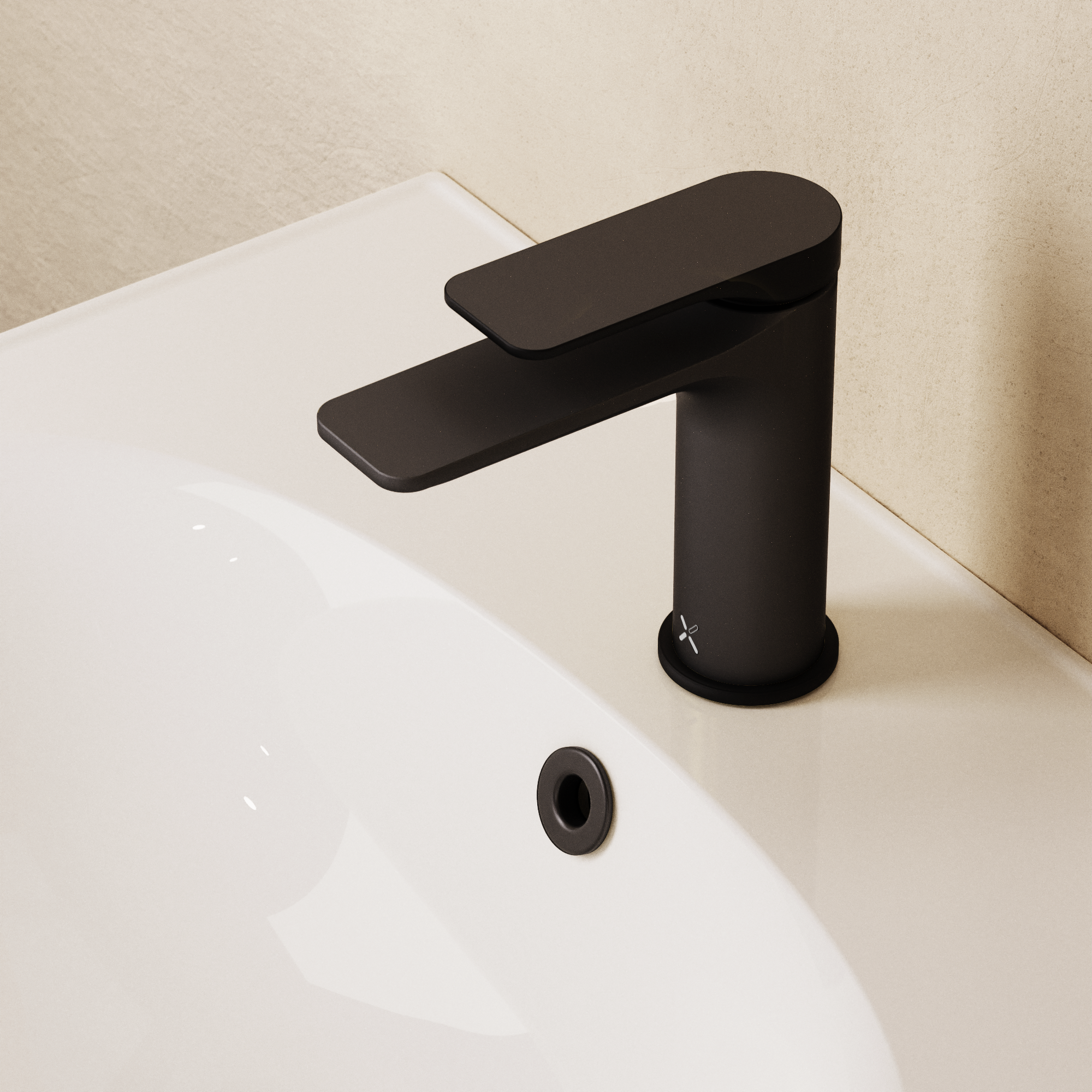 Fuse Basin Monobloc With Clicker Waste