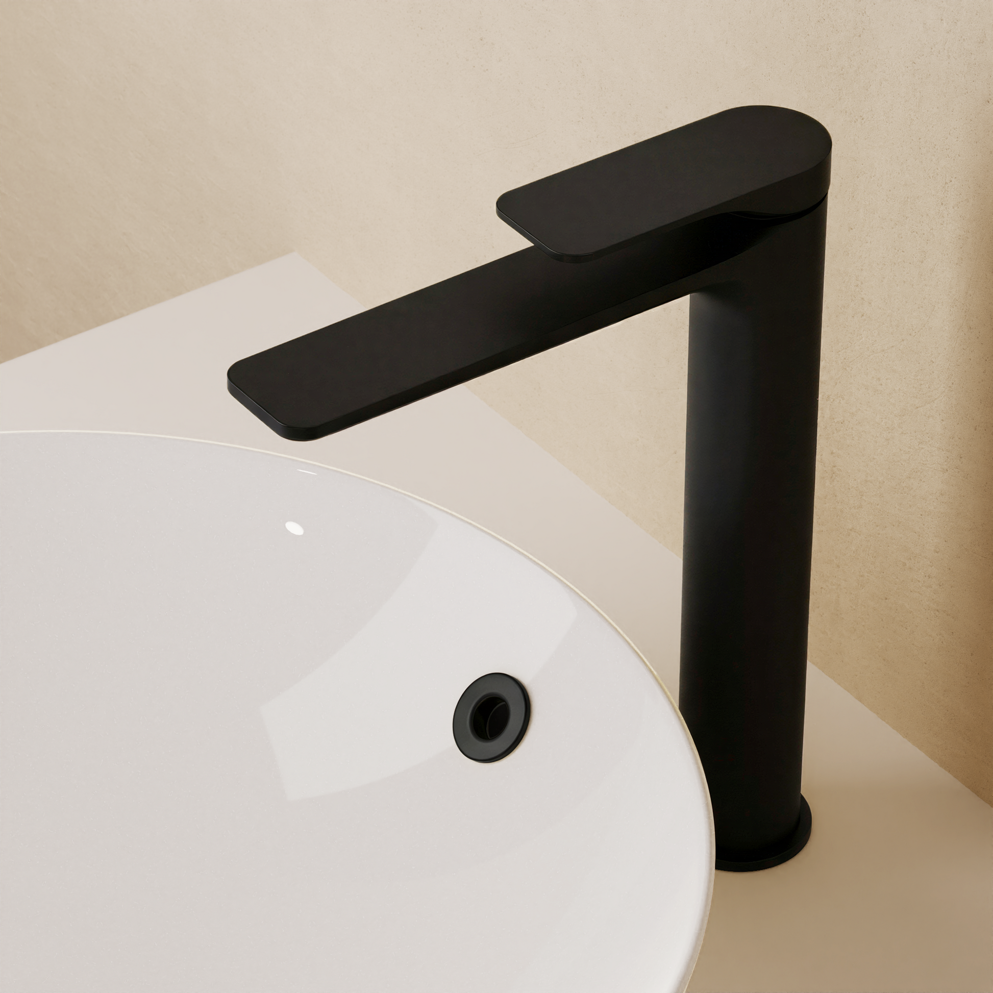 Fuse Tall Basin Monobloc With Clicker Waste