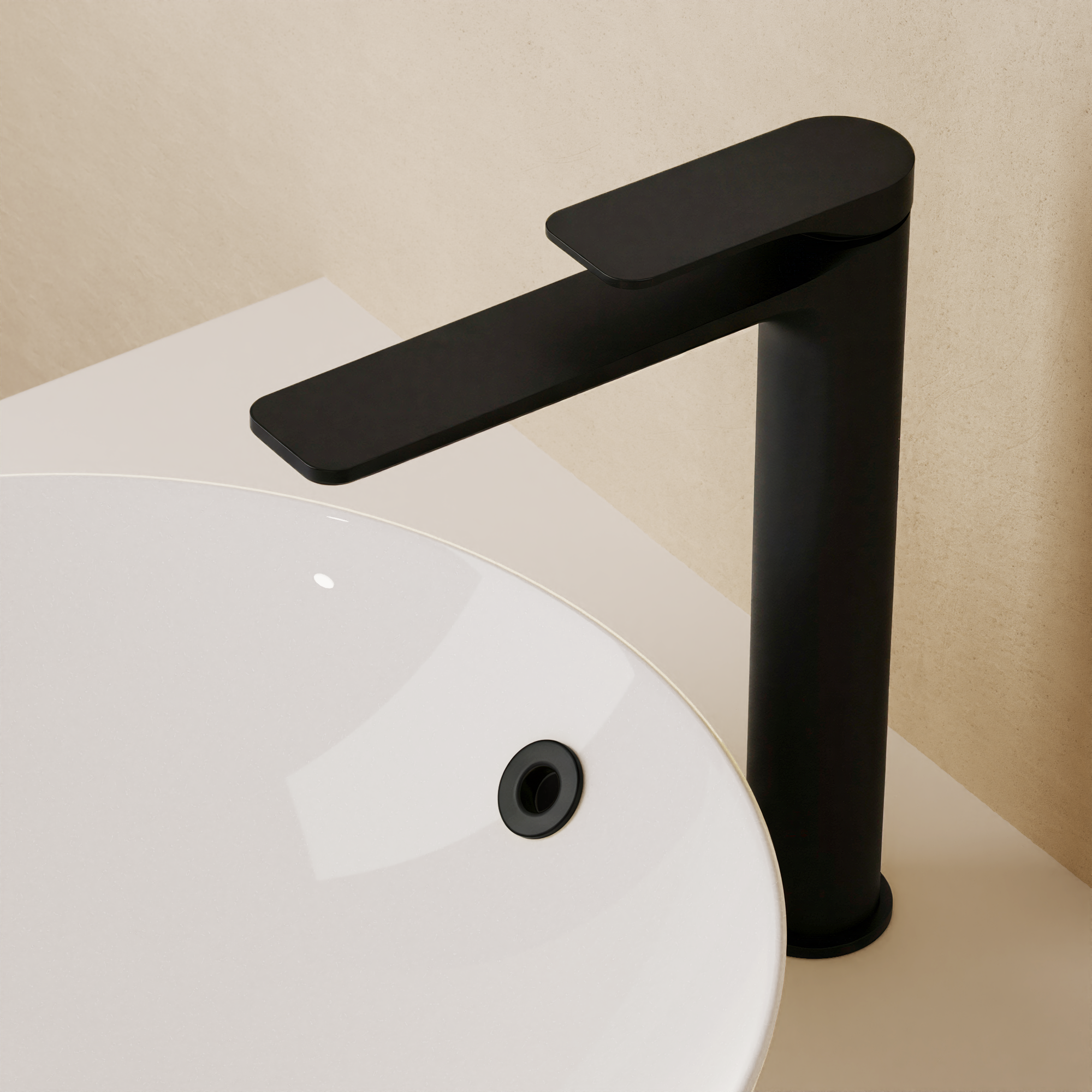Fuse Tall Basin Monobloc With Clicker Waste