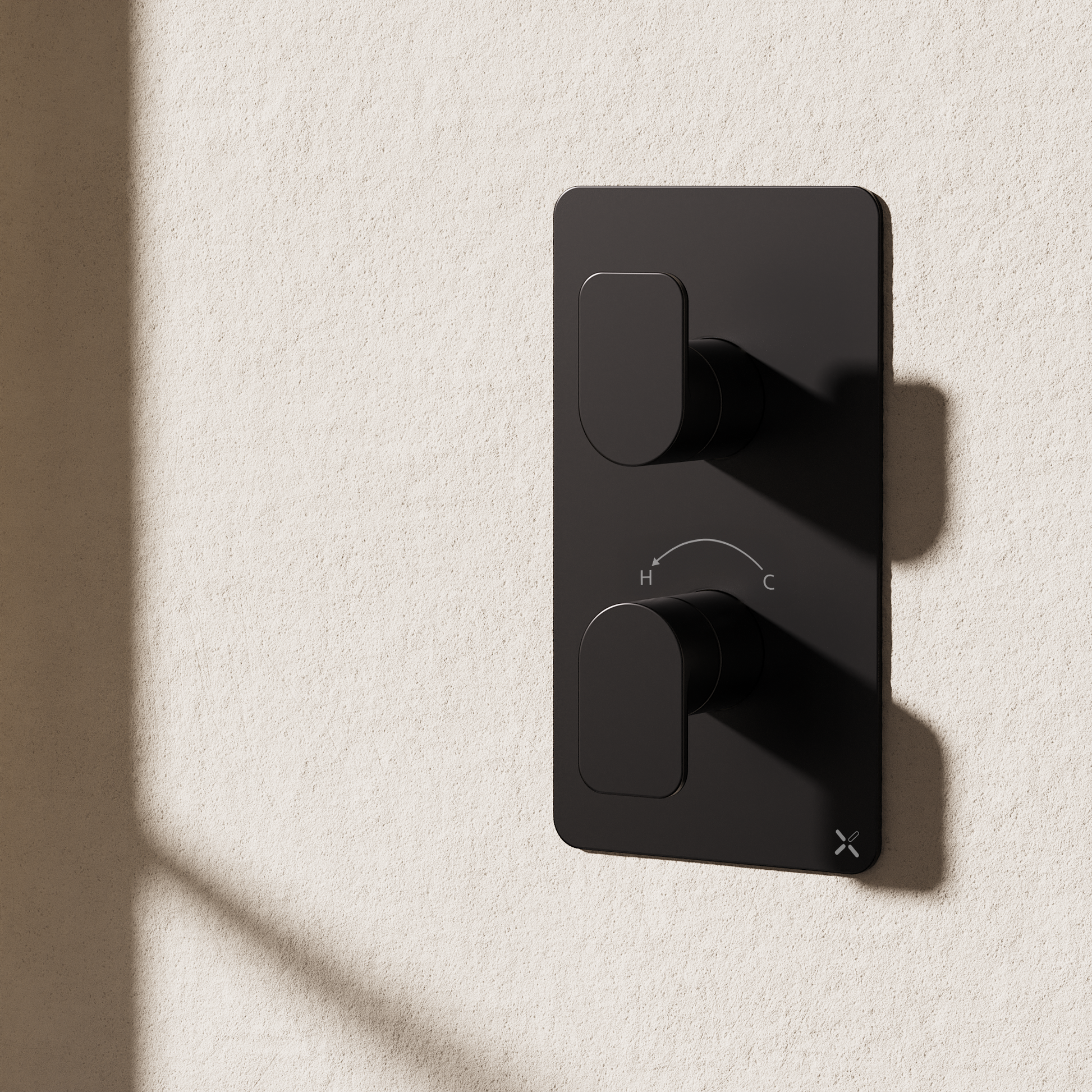 Fuse 2 Outlet 2 Handle Valve & Trimset