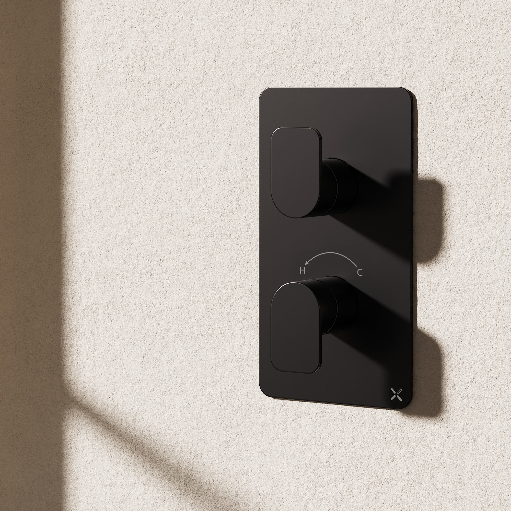 Fuse 2 Outlet 2 Handle Valve & Trimset