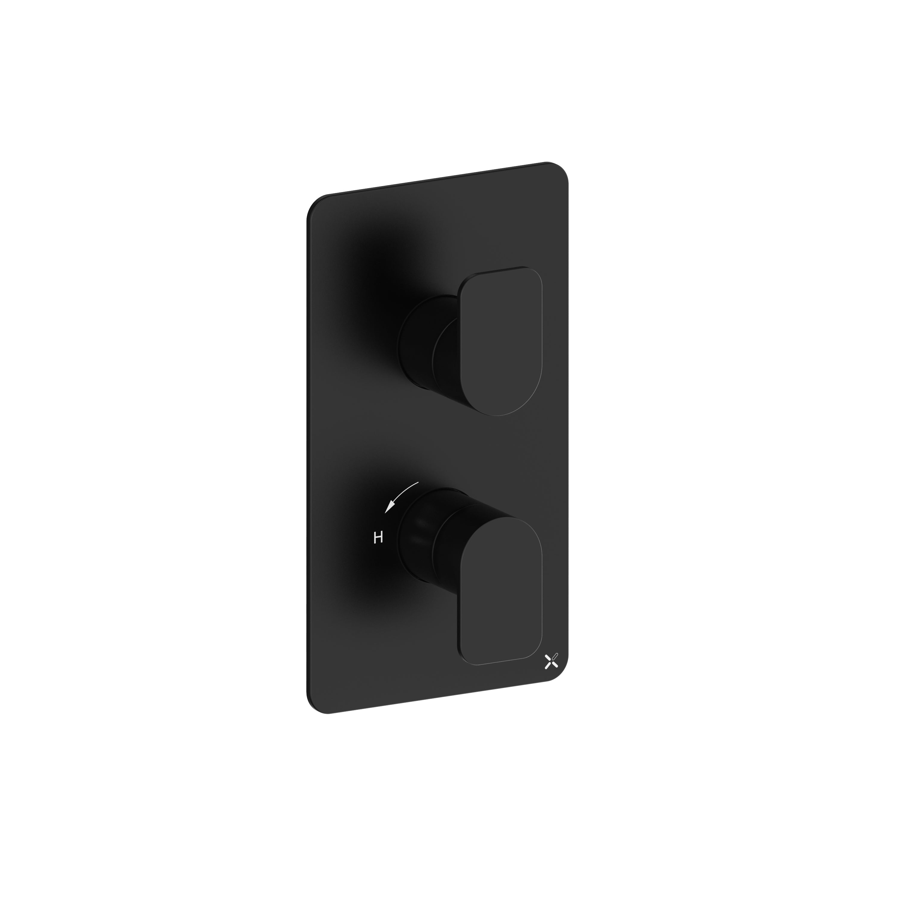 Fuse 2 Outlet 2 Handle Valve & Trimset