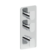 Fuse 2 Outlet 3 Handle Portrait Valve & Trimset
