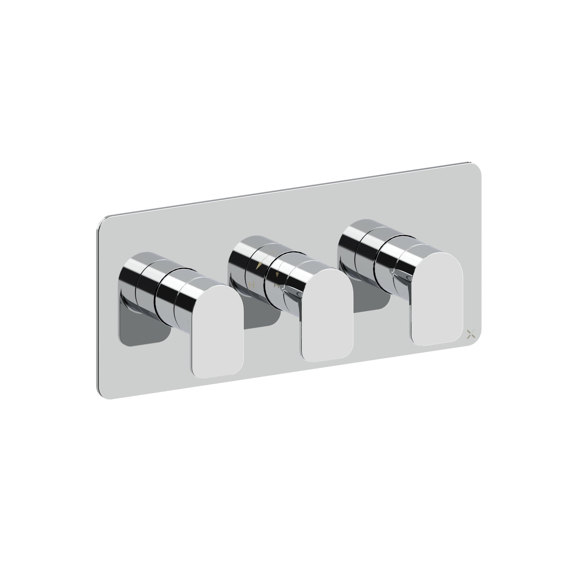 Fuse 2 Outlet 3 Handle Landscape Valve & Trimset