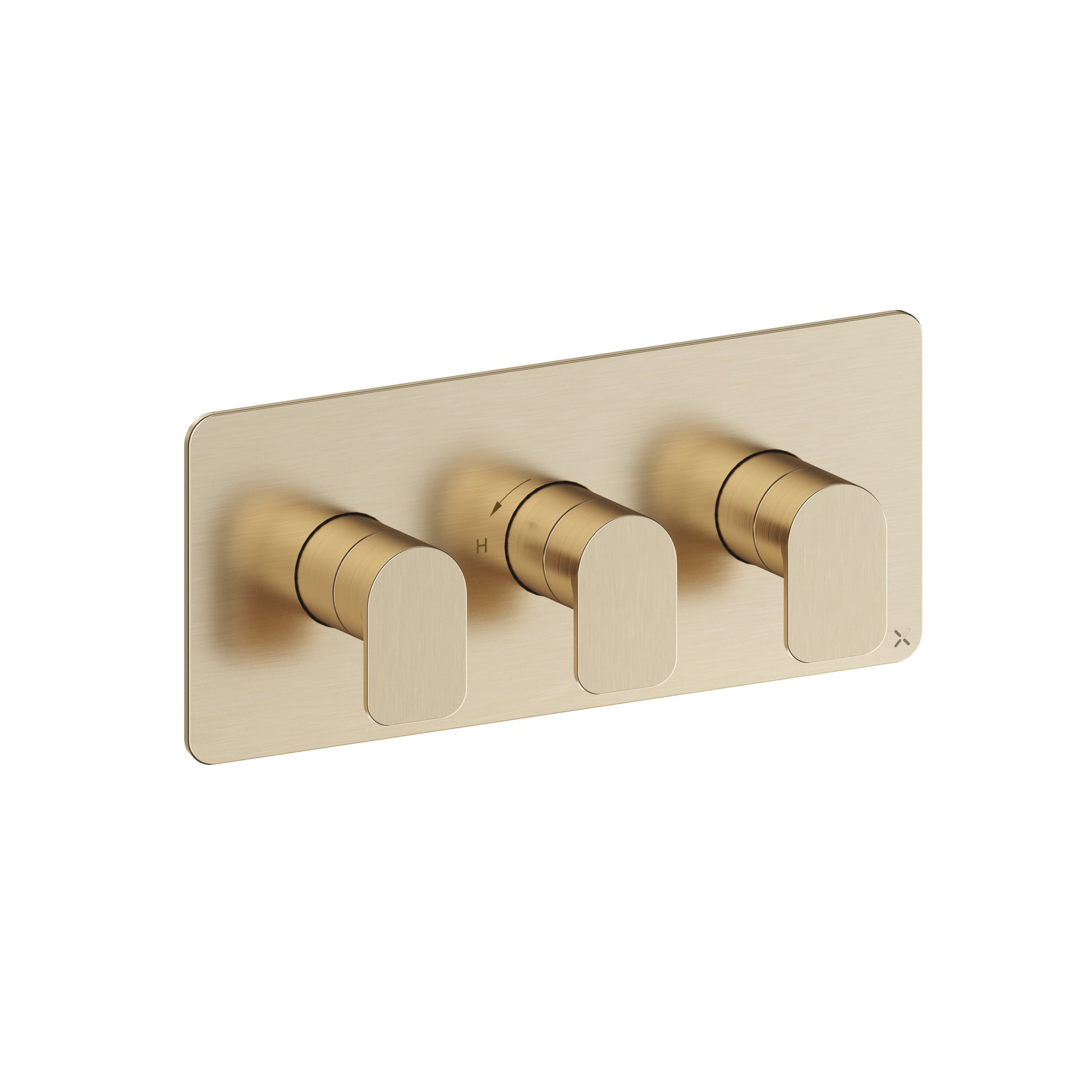 Fuse 2 Outlet 3 Handle Landscape Valve & Trimset