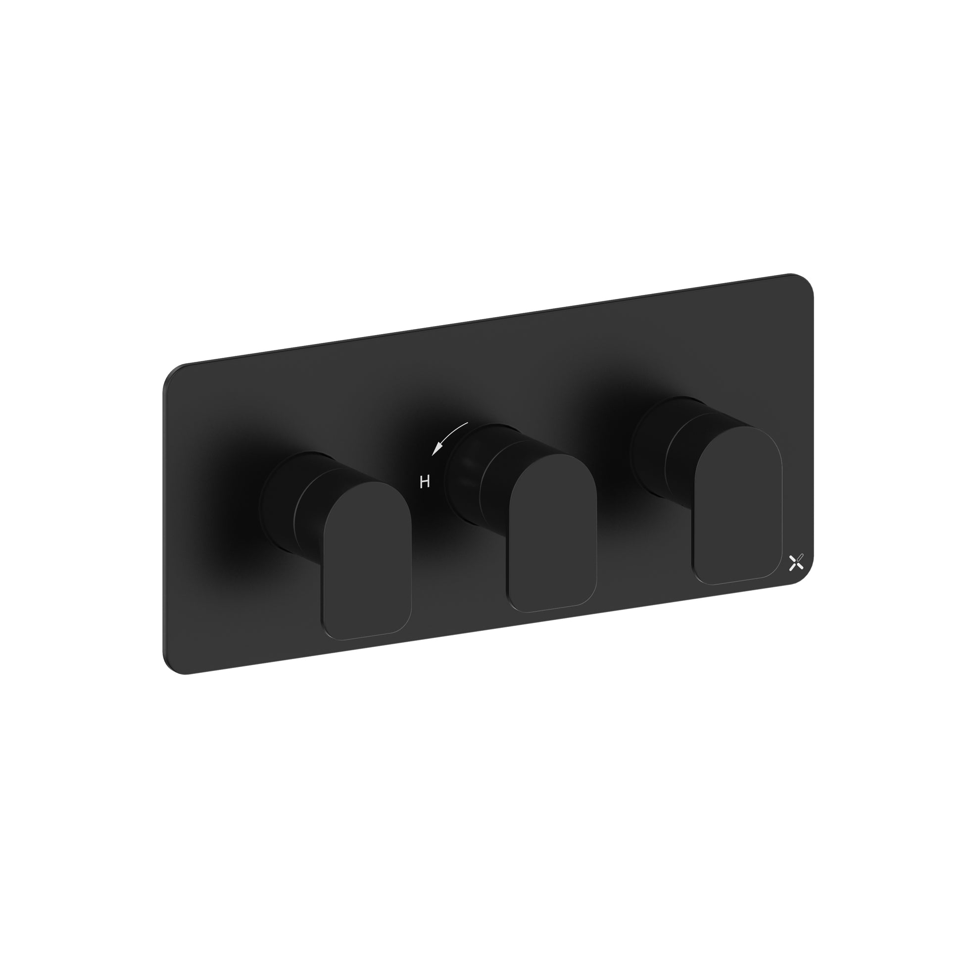 Fuse 2 Outlet 3 Handle Landscape Valve & Trimset