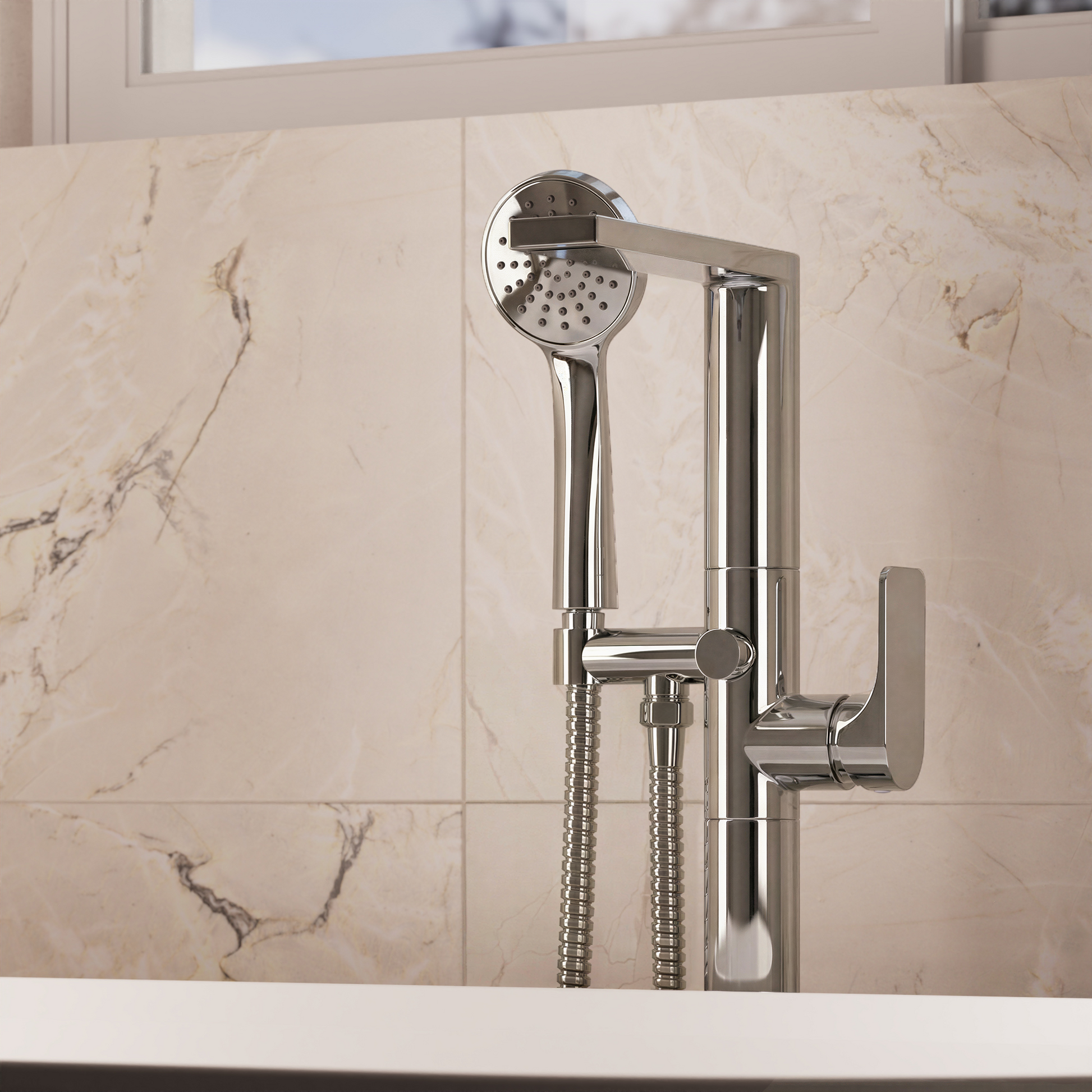 Fuse Bath Shower Mixer Floor Standing