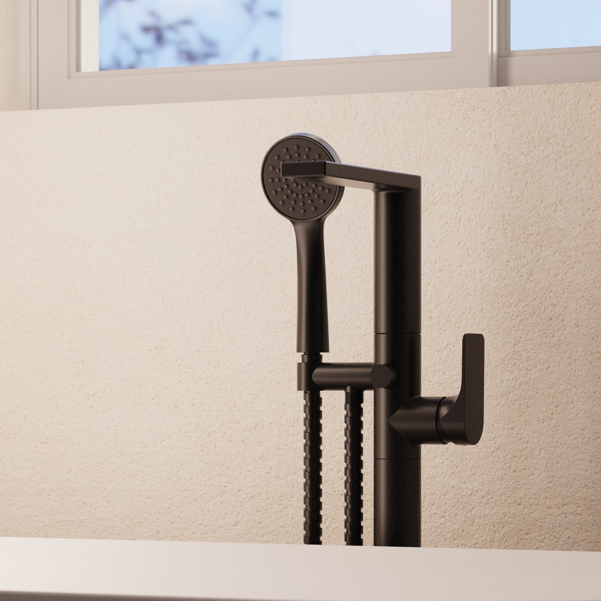 Fuse Bath Shower Mixer Floor Standing