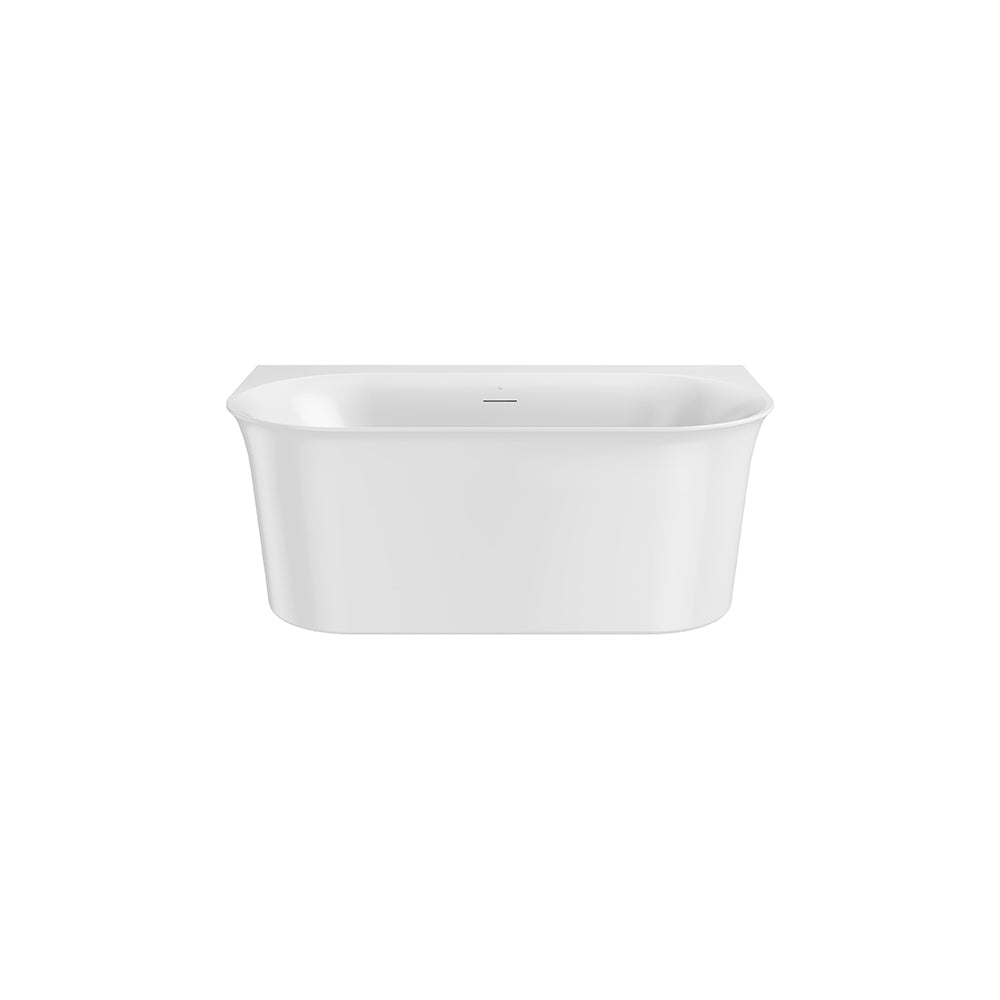 Cursa Back To Wall Bath with Overflow and Waste x 800mm