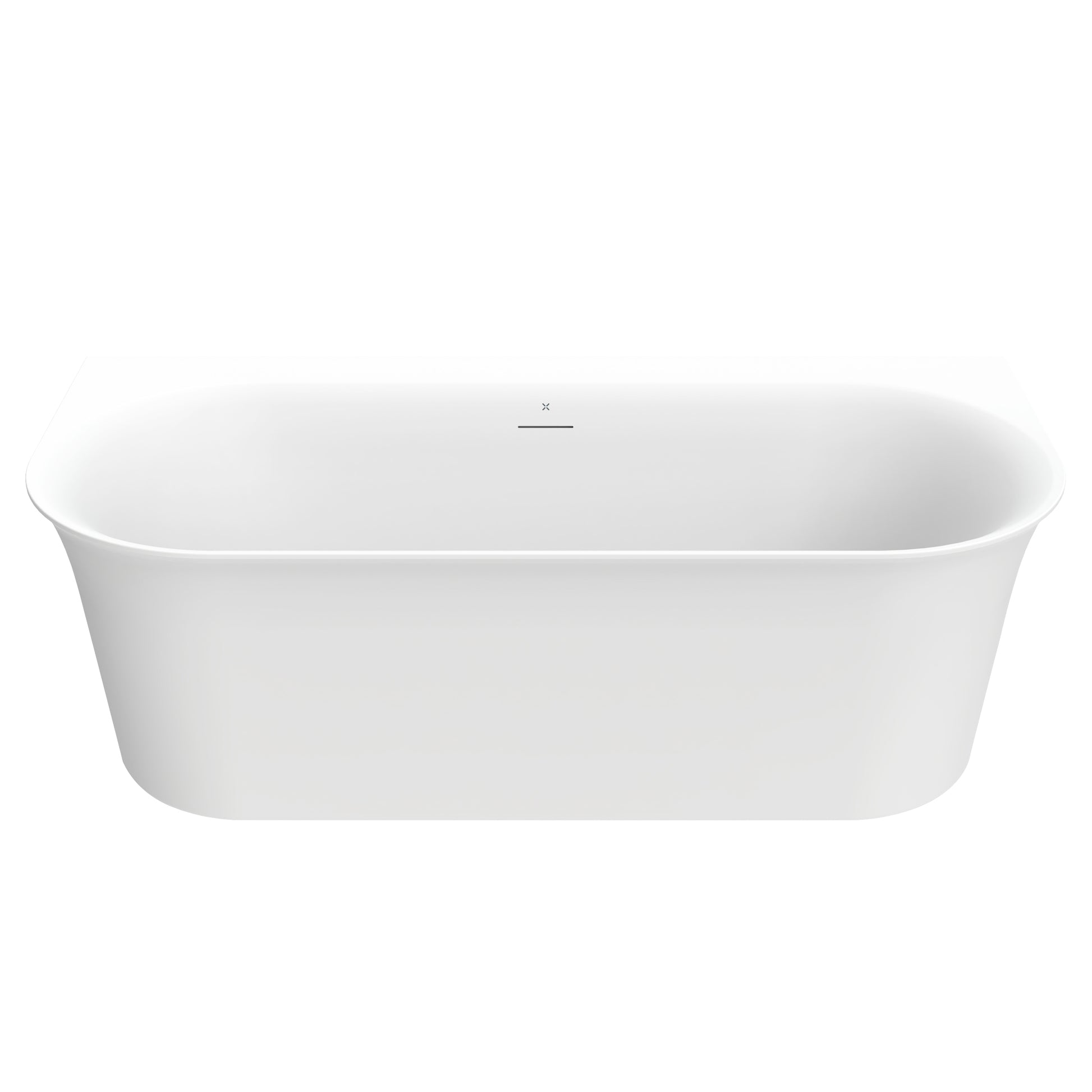 Cursa Back to Wall Bath with Overflow and Waste x 800mm