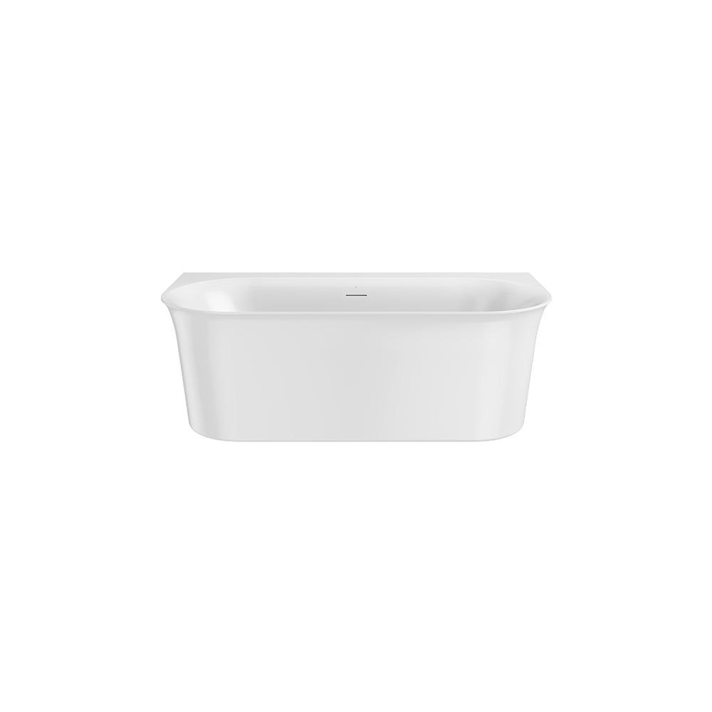 Cursa Back to Wall Bath with Overflow and Waste x 800mm