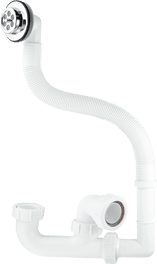 50mm Seal Bath Trap with Flexible Overflow