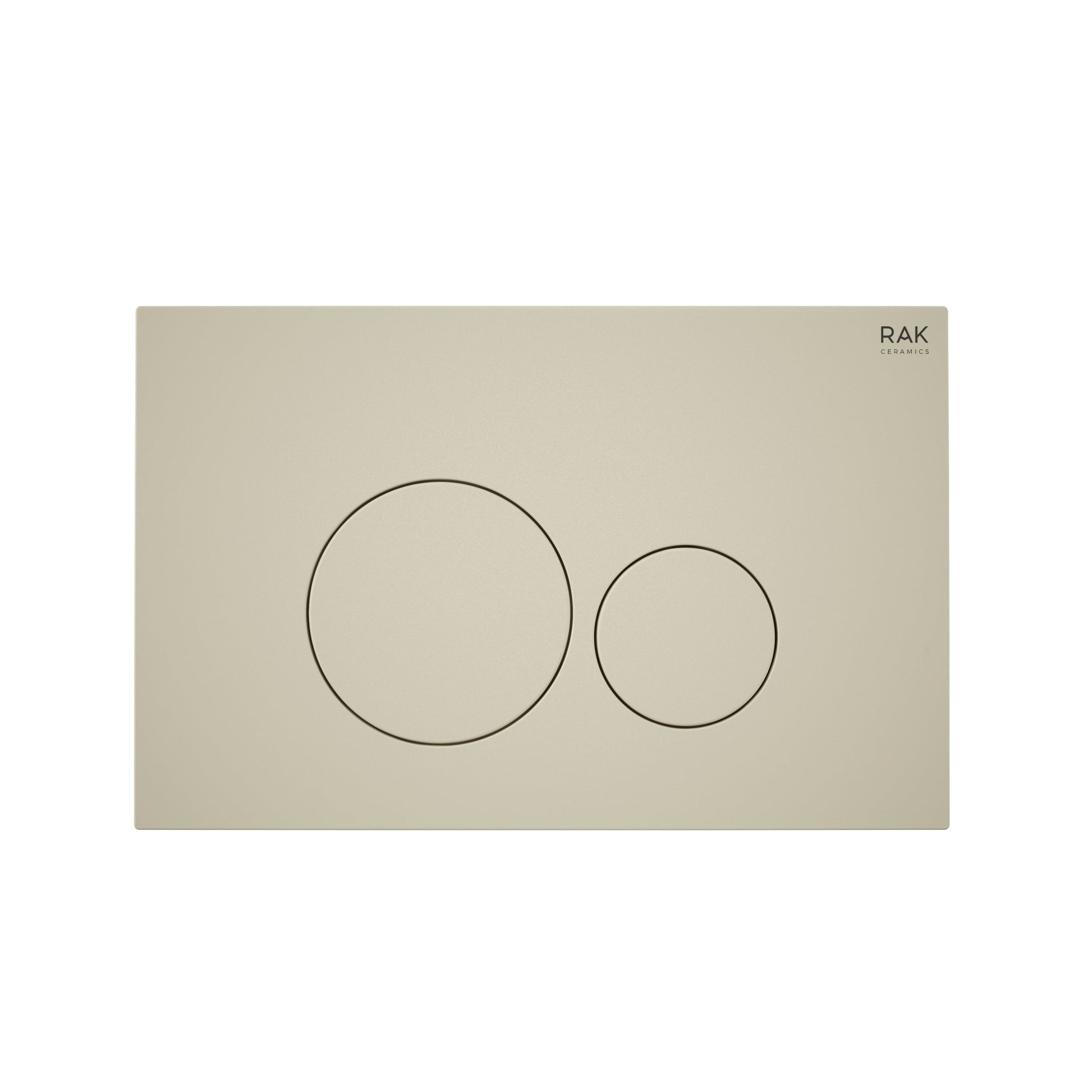 RAK Ecofix Matt Flush Plate with round push