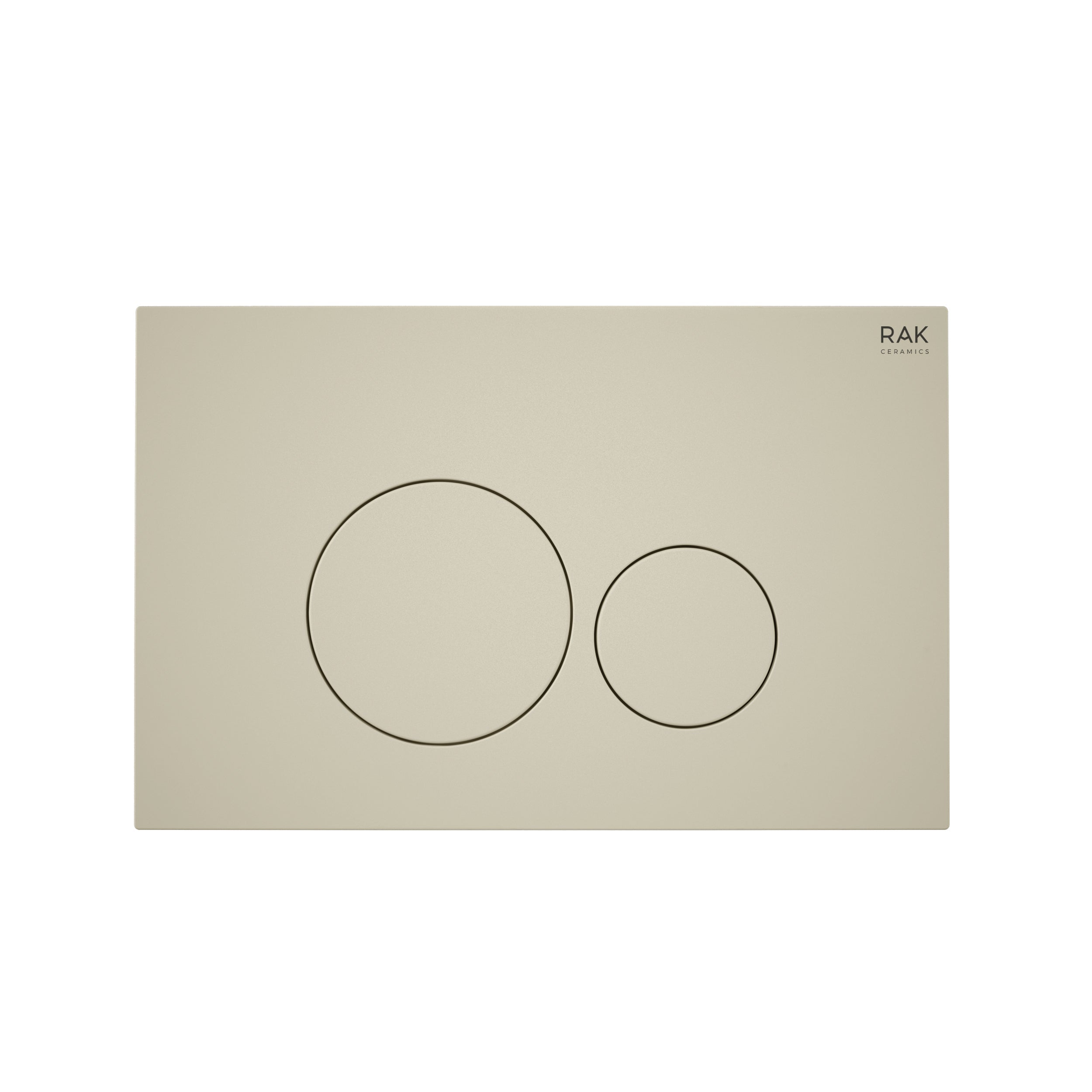 RAK Ecofix Matt Flush Plate with round push