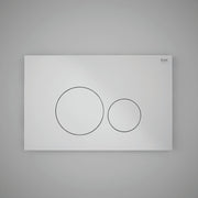 RAK Gloss flush plate with round push buttons