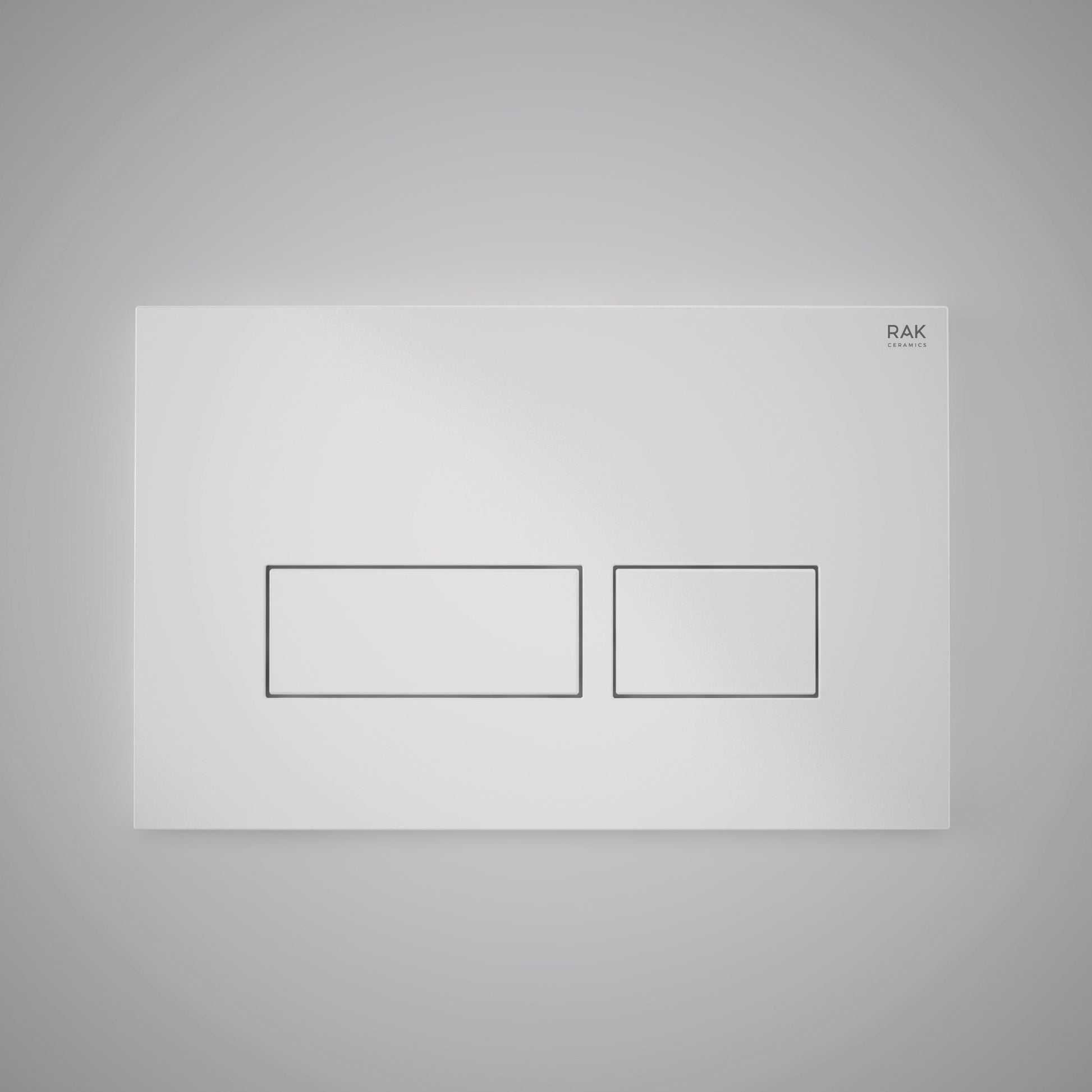 RAK Gloss Flush Plate w/Rectangular Push Buttons