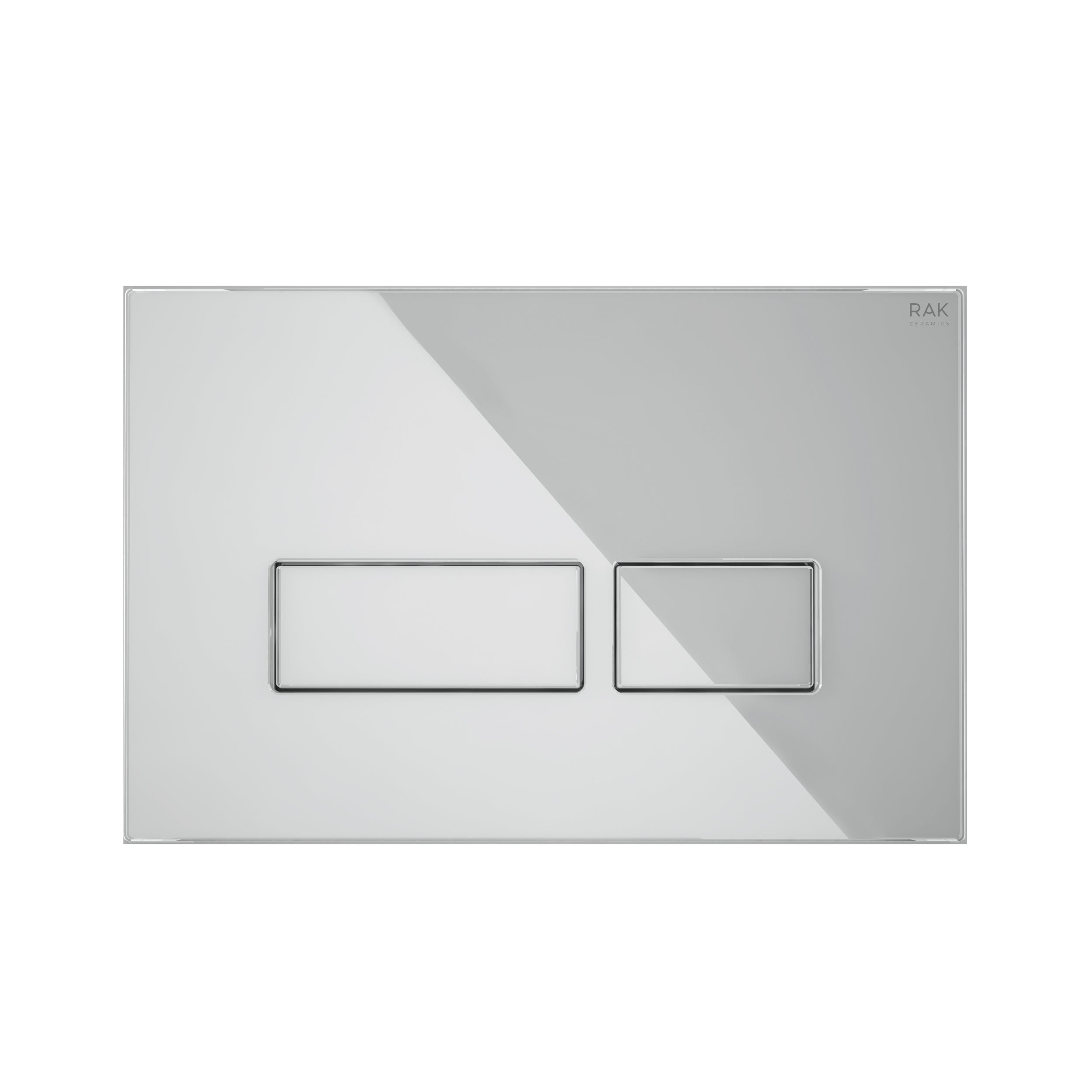 RAK Ecofix Glass Flush Plate with