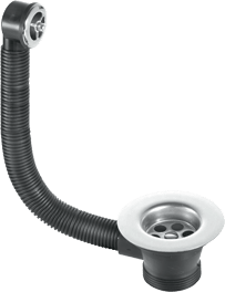 Sink Combined Waste and Overflow – CP Overflow Grid