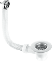 Sink Combined Waste and Overflow – Nut and Bolt Overflow Connection