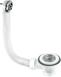 Combined Waste and Overflow (Nut and Bolt Overflow Connection) for Vanity Basin