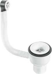 Combined Waste and Overflows for Vanity Basin – Banjo Model