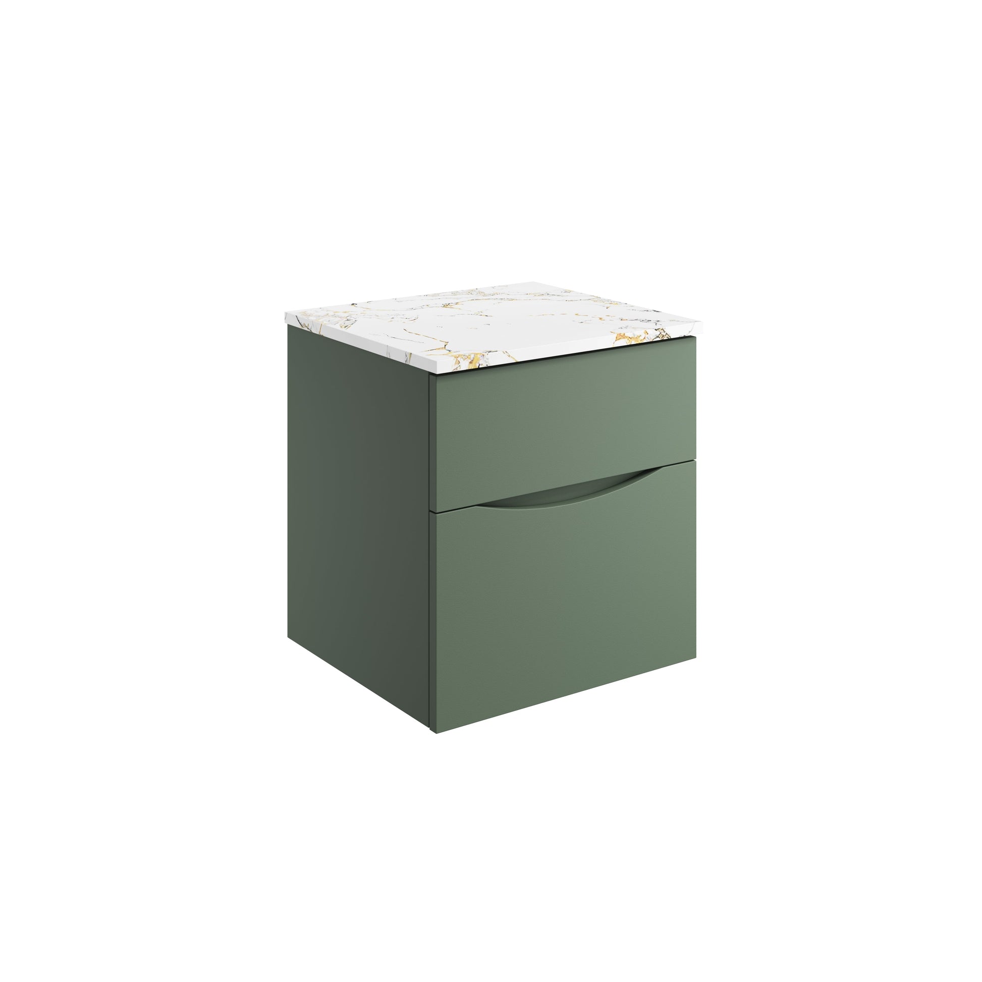 Crosswater Limit 500 Single Drawer Unit Modern Oak with Vein Worktop