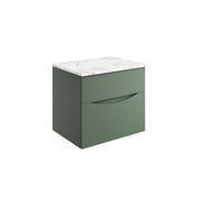 Crosswater Limit 600 Floorstanding Door Unit Warm Stone with Vein Worktop
