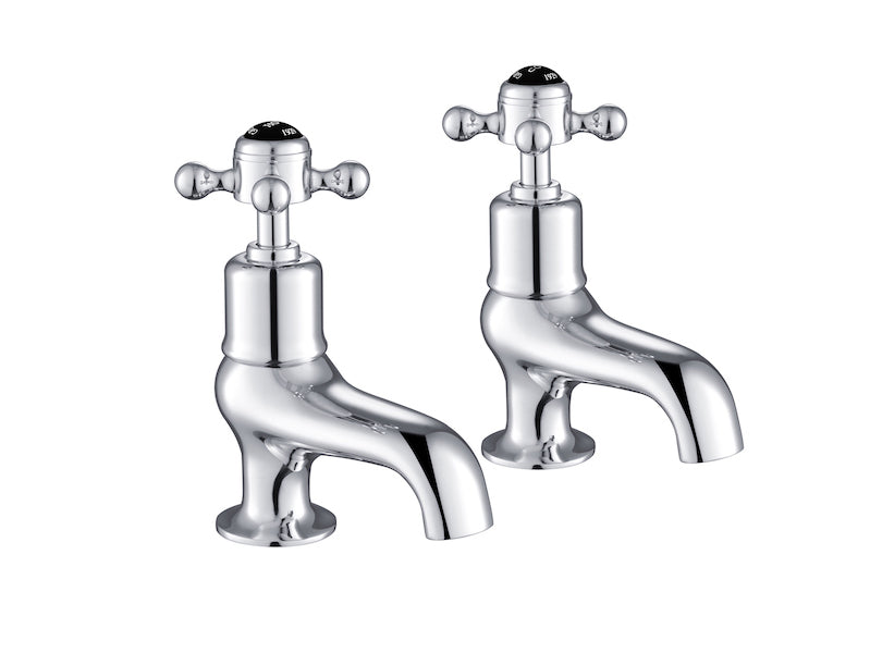 GROSVENOR BATH TAPS, BLACK INDICES