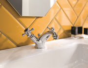 GROSVENOR BASIN MIXER WITH POP UP WASTE BLACK INDICES