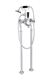 GROSVENOR FREESTANDING BATH SHOWER MIXER WITH KIT, BLACK INDICES