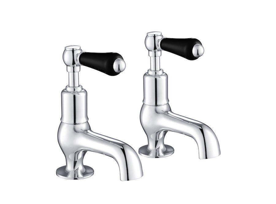GROSVENOR LEVER CLOAKROOM BASIN TAPS, BLACK INDICES