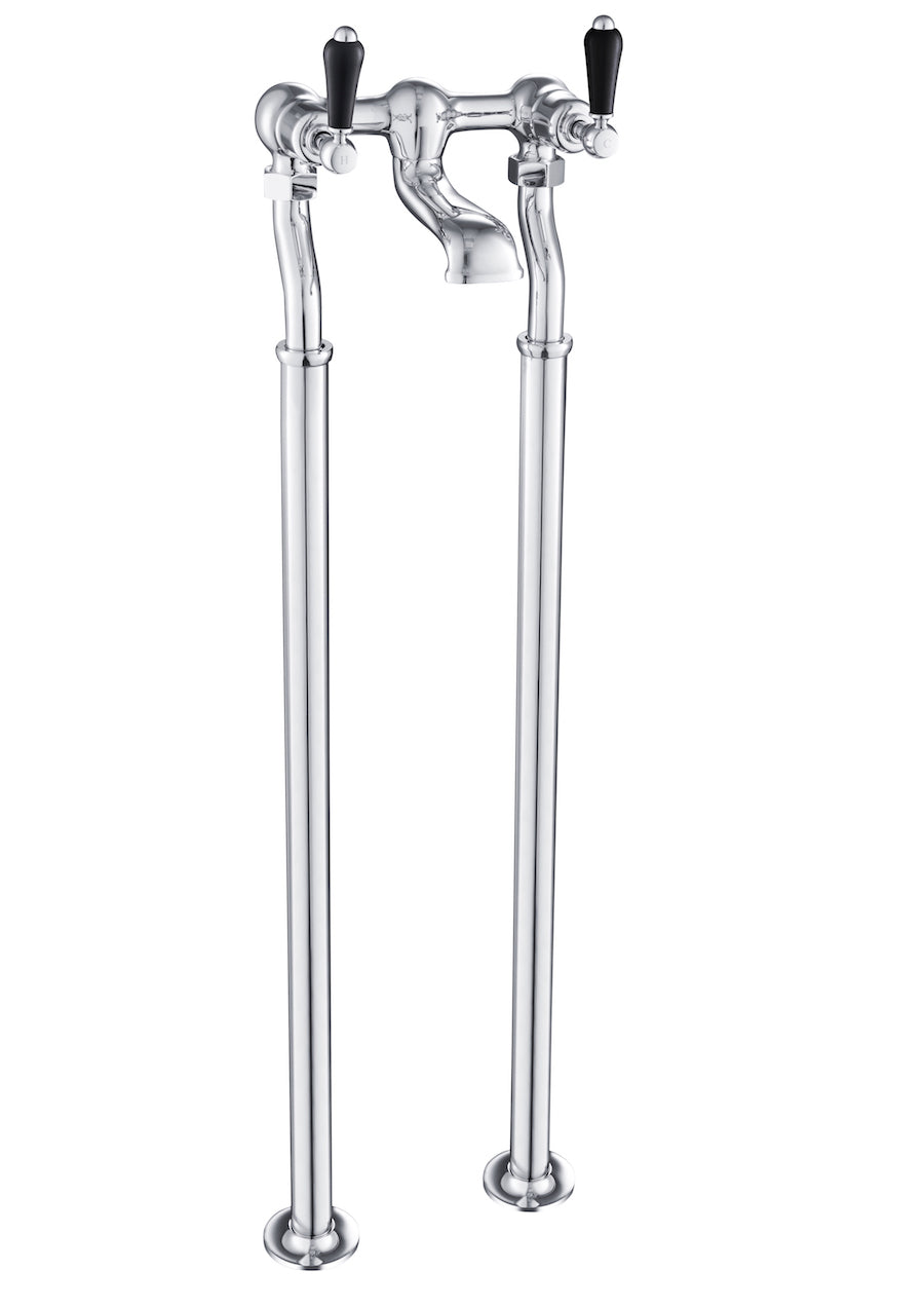 GROSVENOR LEVER FREESTANDING BATH FILLER, BLACK INDICES