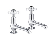 GROSVENOR PINCH LONG NOSE BASIN TAPS, BLACK INDICES