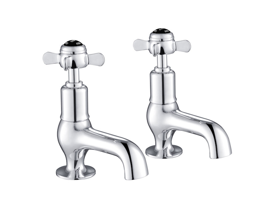GROSVENOR PINCH CLOAKROOM BASIN TAPS, BLACK INDICES