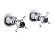 GROSVENOR PINCH WALL VALVES 1/2, BLACK INDICES