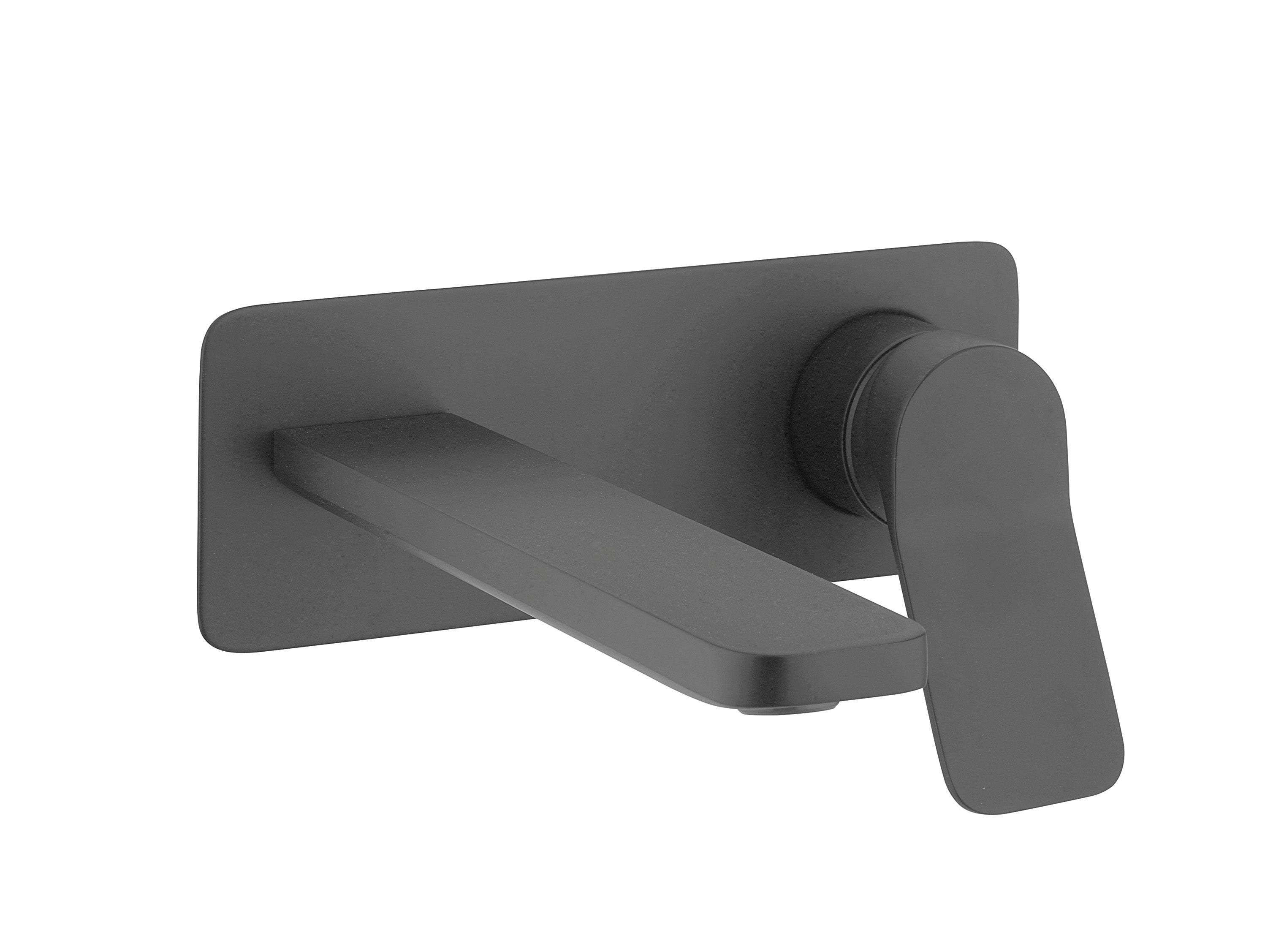 Glide II Basin Set Single Plate Wall Mounted