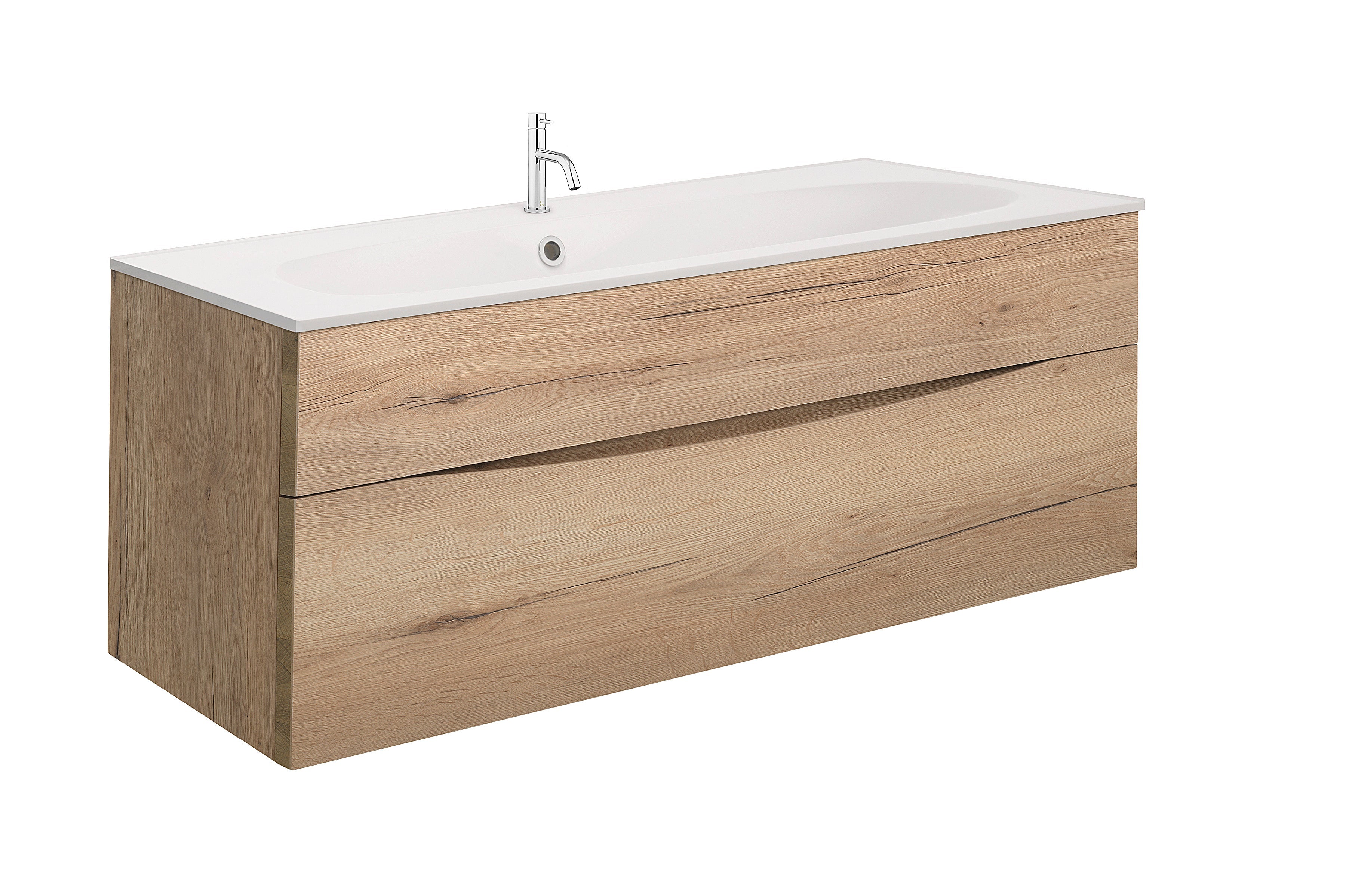 Crosswater Glide II 1000 Unit Windsor Oak with Basin NTH