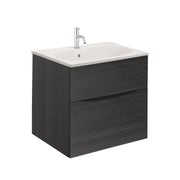 Crosswater Glide II 500 Unit Steelwood with Ceramic Basin 3TH