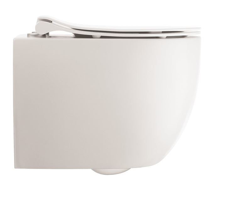 Crosswater Glide II Wall Hung Short Projection Rimless Toilet & Soft Close Seat