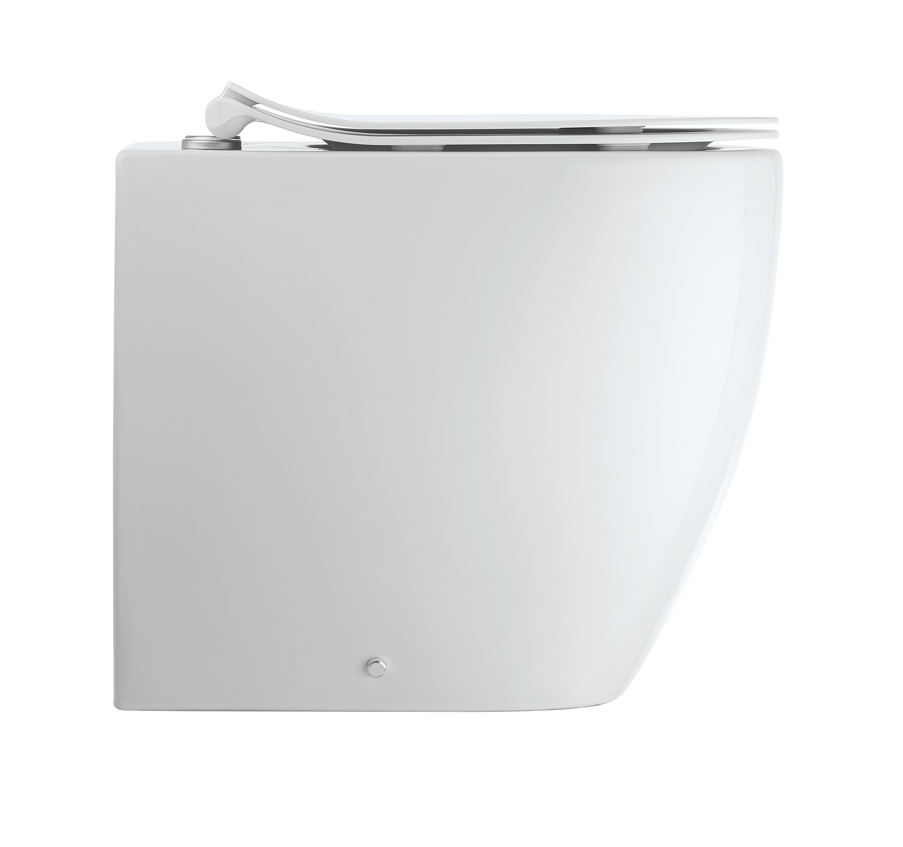 Crosswater Glide II Gloss Back to Wall Rimless Toilet & Soft Close Seat