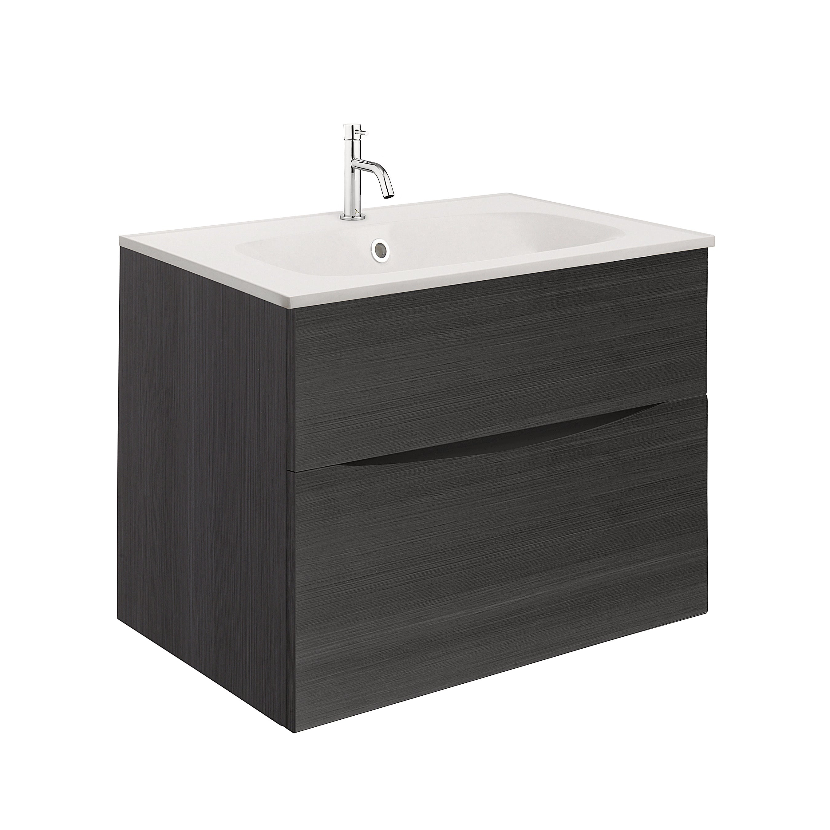 Crosswater Glide II 700 Unit Steelwood with Basin NTH