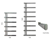Goodwood Square Element Electric Towel Rail 1400x500mm