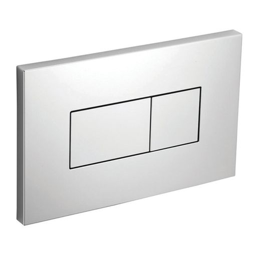 Karisma dual flush plate - Chrome plated