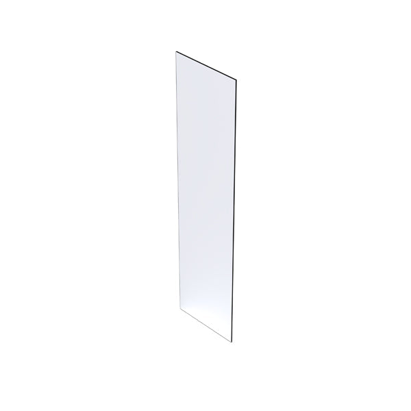 Crosswater Gallery 10 Corner 455 x 555 with Angled Bracing Bar Brushed