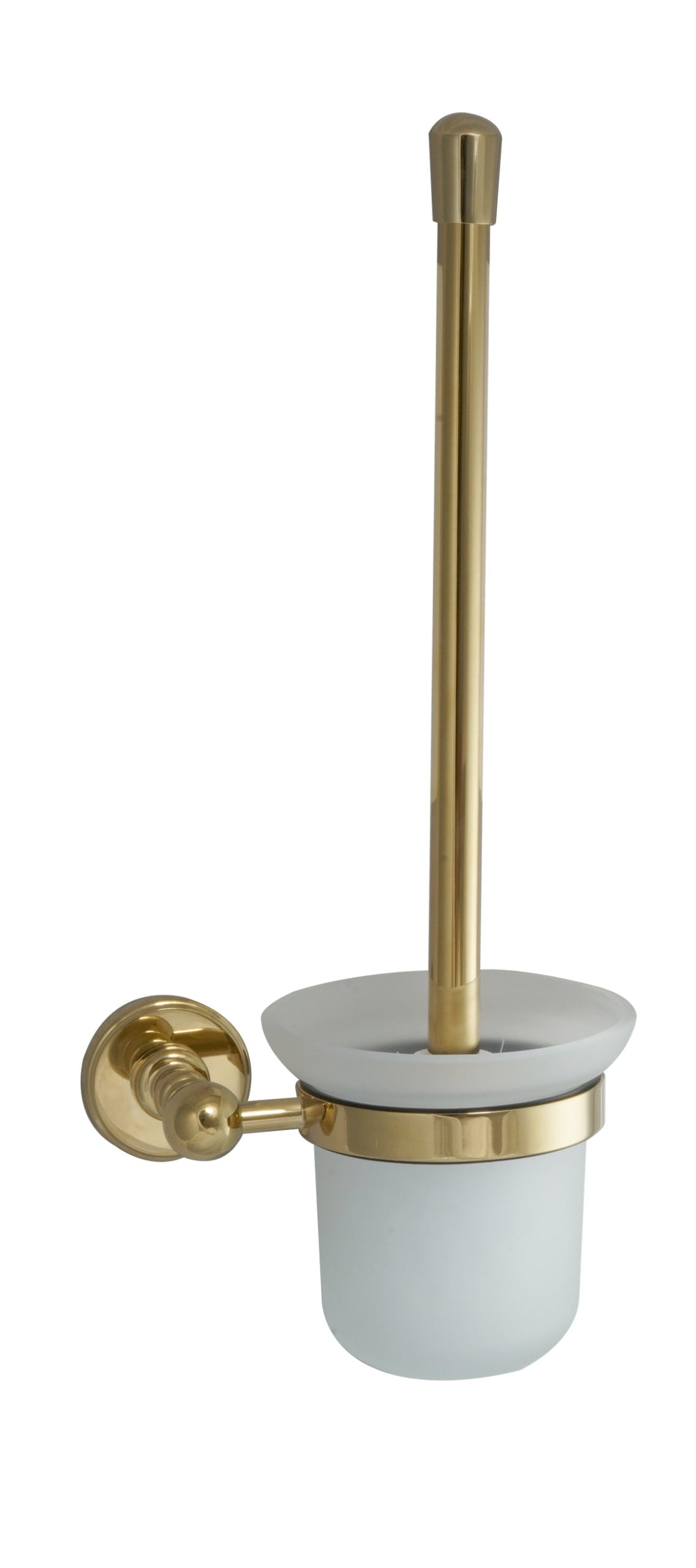 GROSVENOR TOILET BRUSH WALL MOUNTED FROSTED GLASS