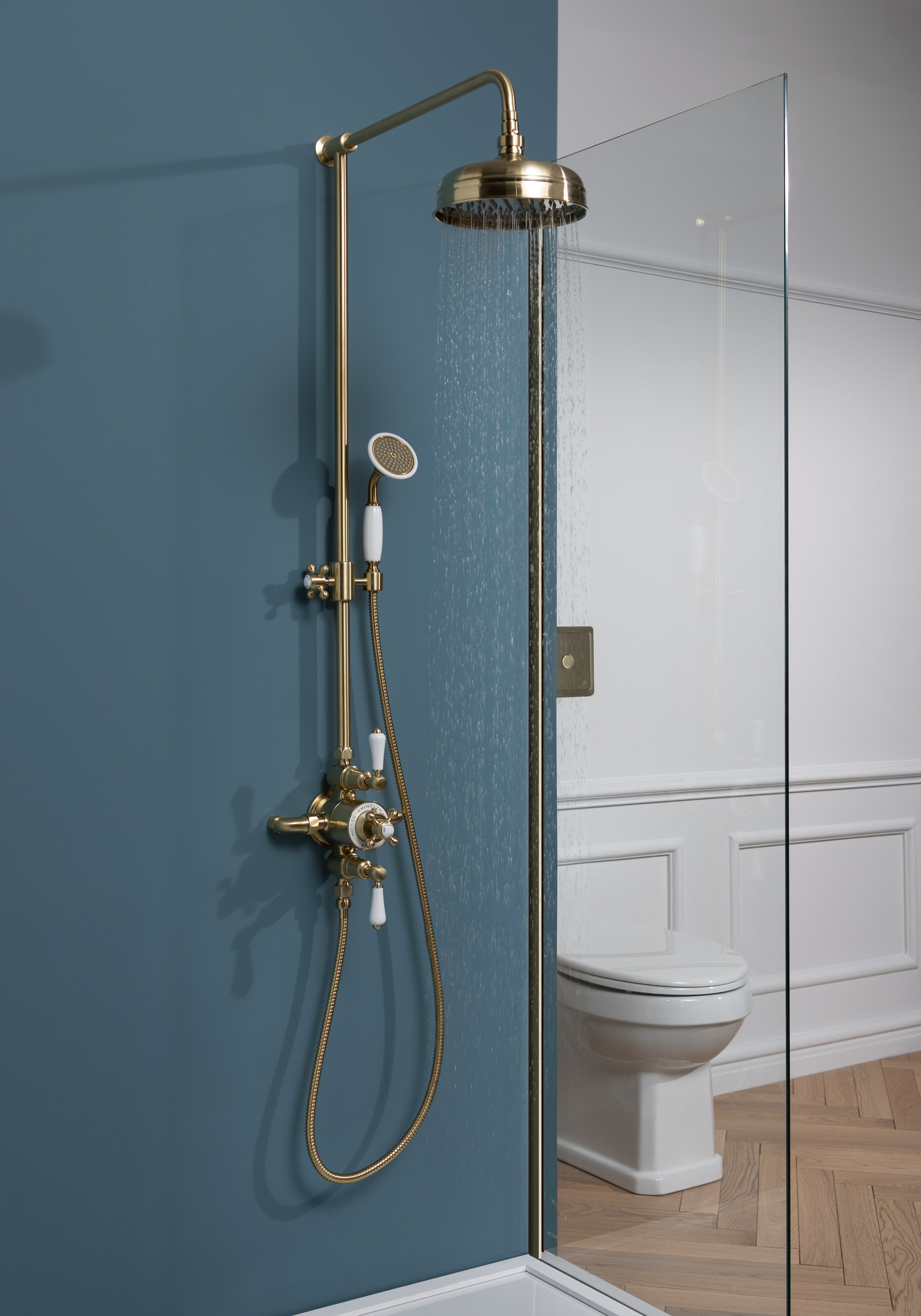 GROSVENOR EXPOSED THERMOSTATIC VALVE WITH 2 OUTLET