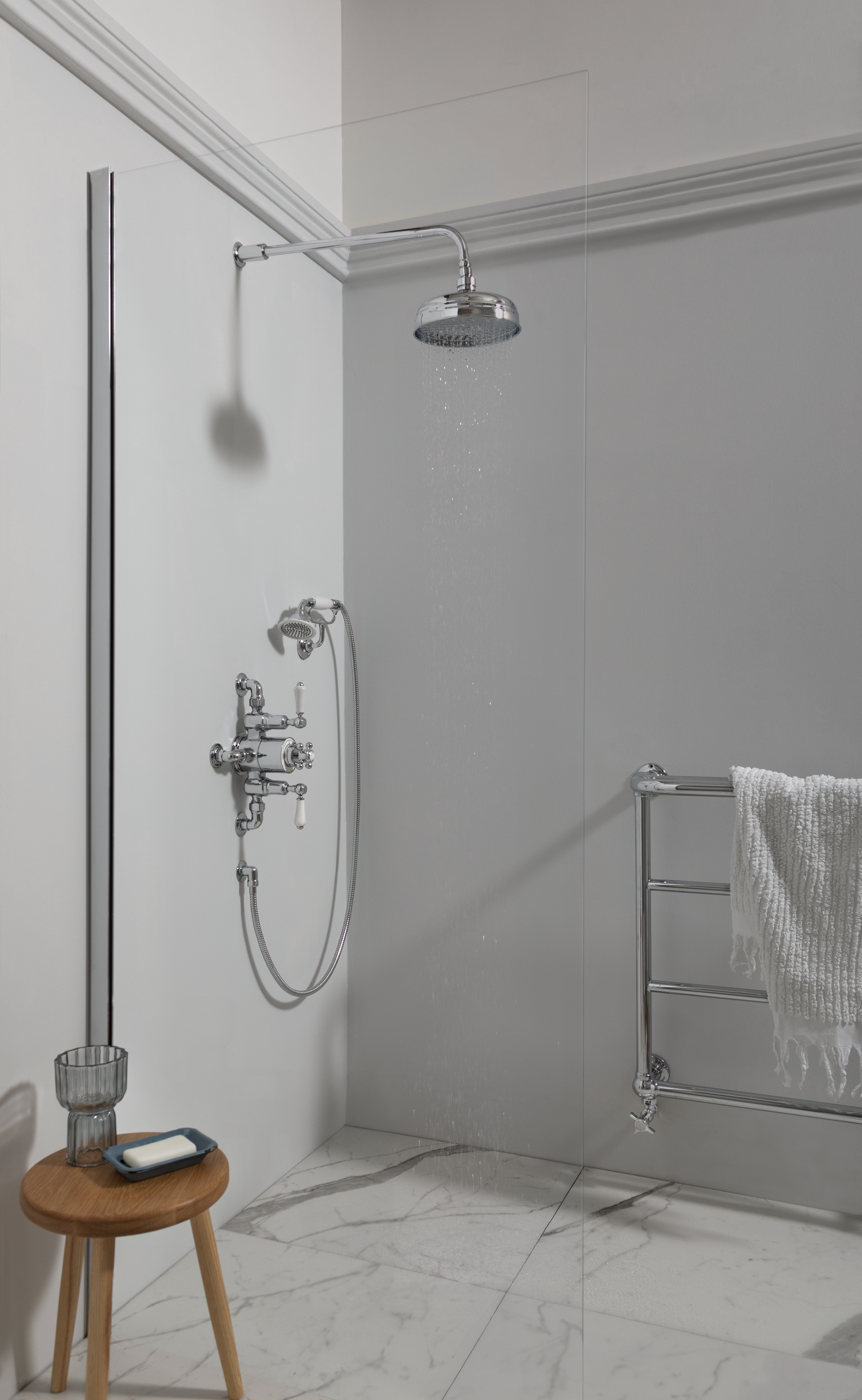 GROSVENOR EXPOSED THERMOSTATIC VALVE WITH 2 OUTLET