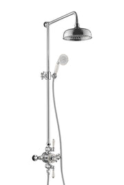 GROSVENOR EXPOSED THERMOSTATIC VALVE 2 OUTLET WITH RISER & KIT