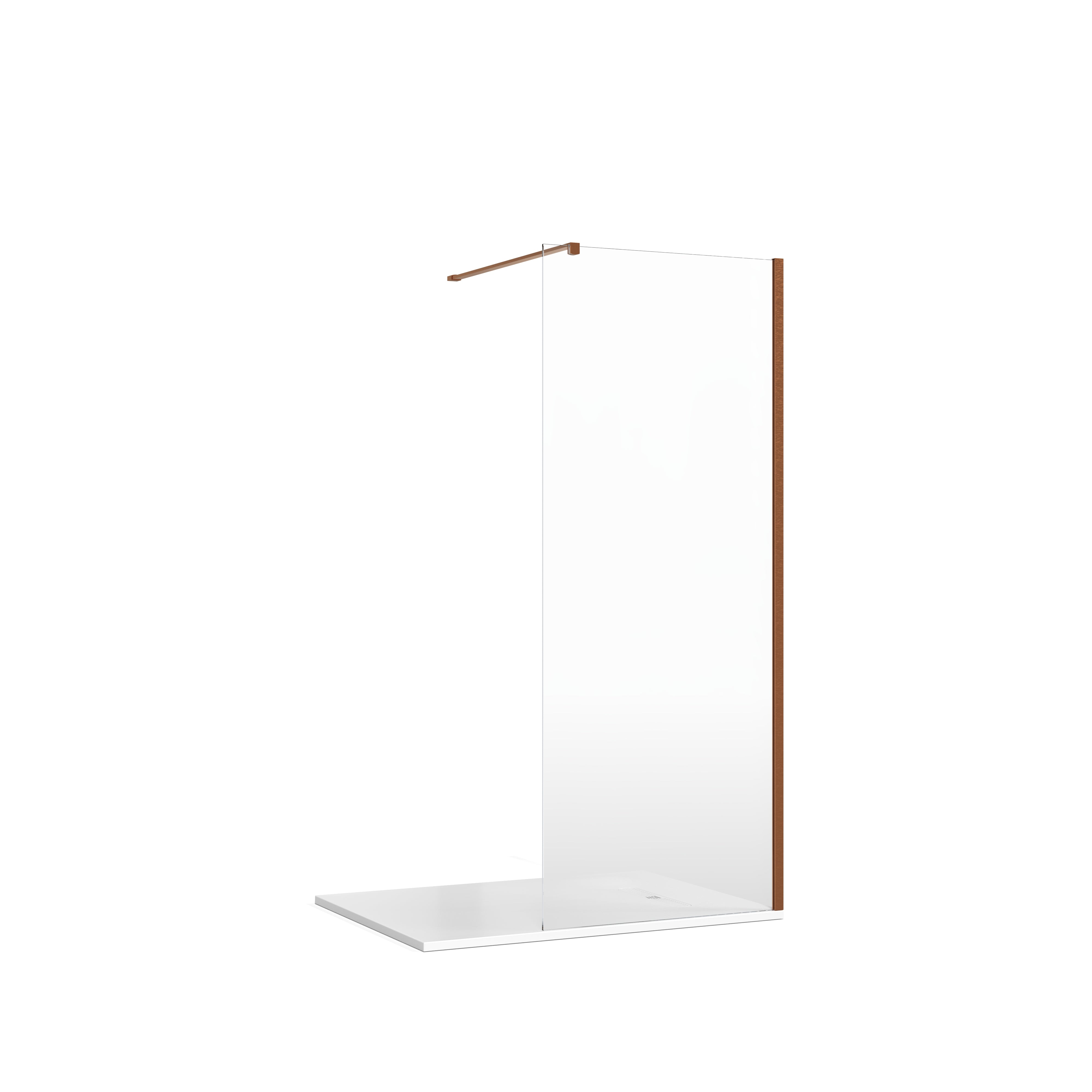 Crosswater Gallery 8 Corner 755 x 455 with Angled Bracing Bar