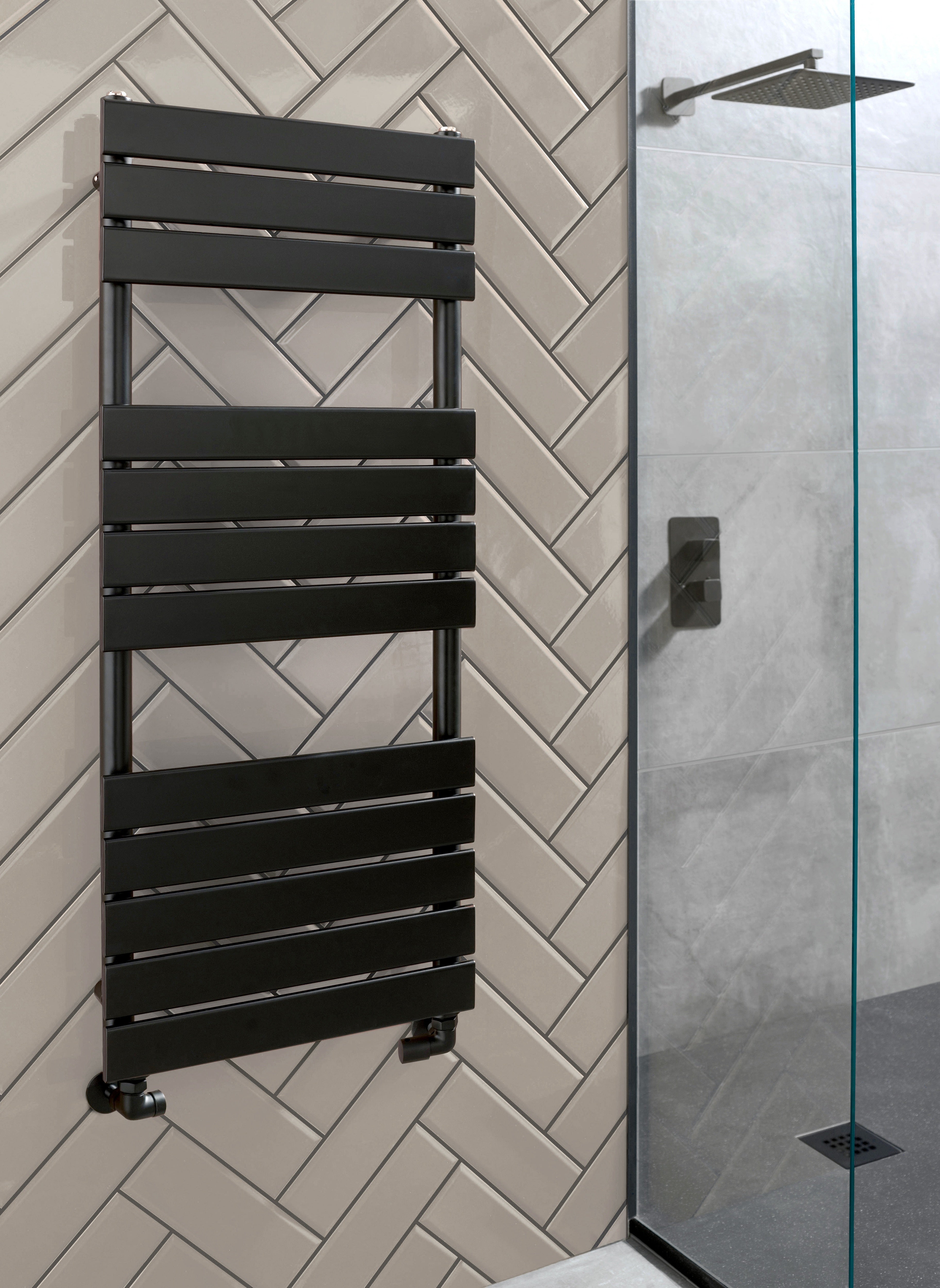 HIX HEATED TOWEL RAIL 1200 X 500